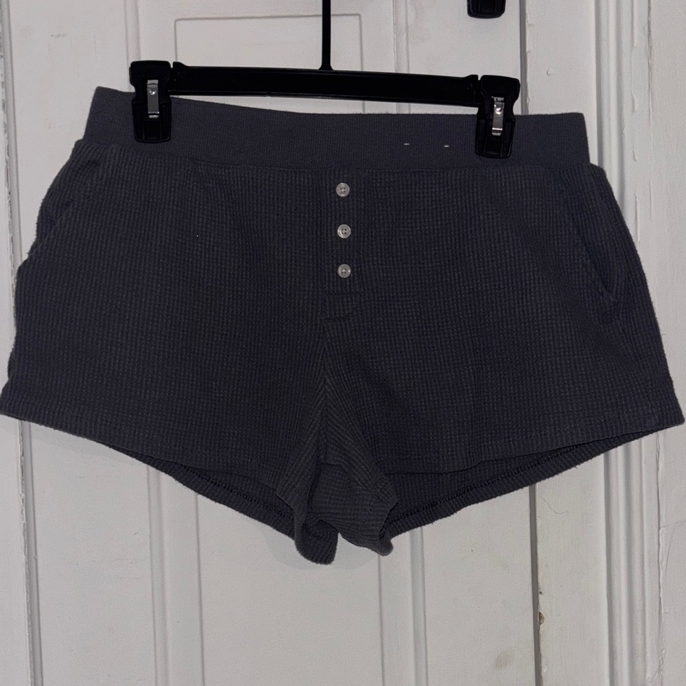 Auden Charcoal High Waist Women's Shorts